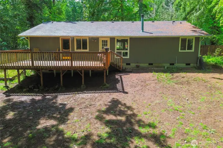 View of back of home.
