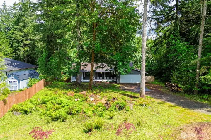 View of front yard.
