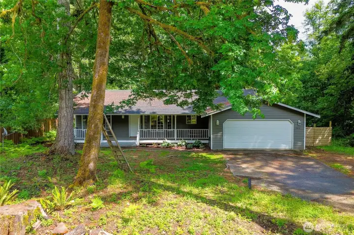 Front of home.