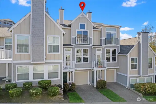 Beautiful Mukilteo townhome with partial views from the balconies!