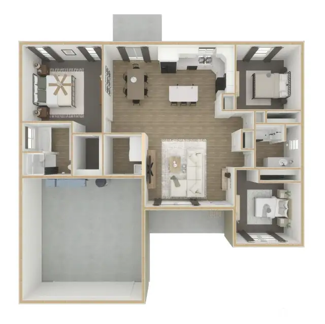 Photo renderings may include upgrades/furnishings not included in base price.