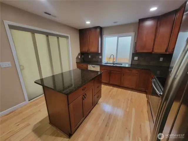 Kitchen with island