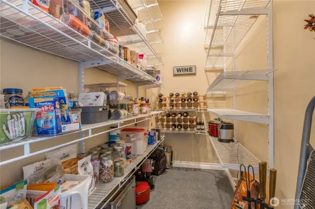 Large walk-in pantry