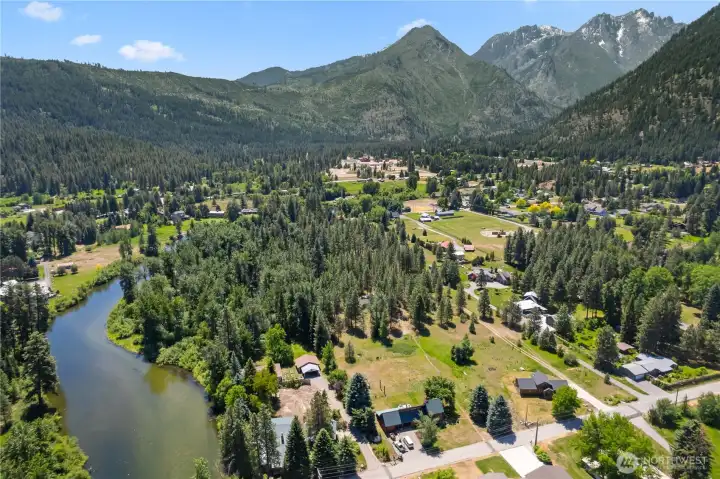 property is one parcel up from river!