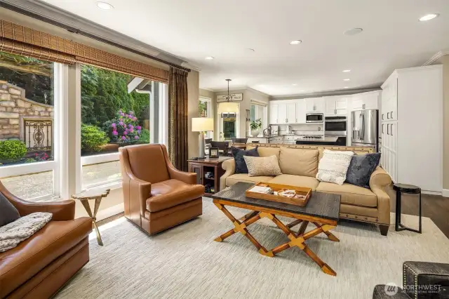 Kitchen opens to family room and is perfect for entertaining!