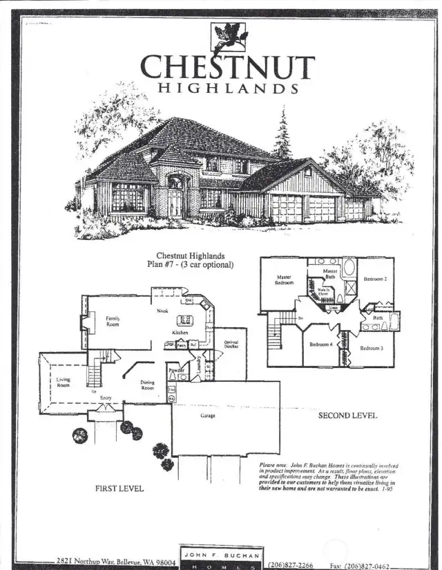 Floor plan from builder