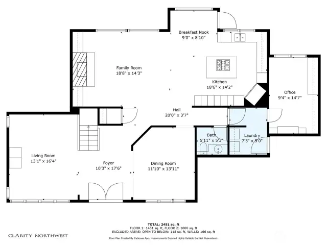 Floor plan of first floor