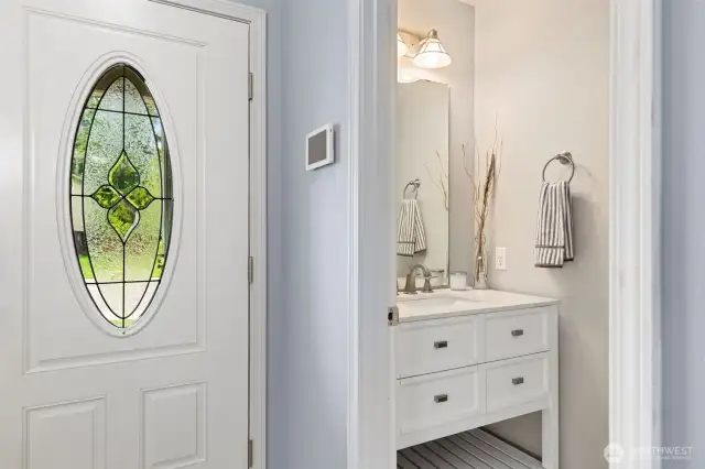 Main floor Half bathroom