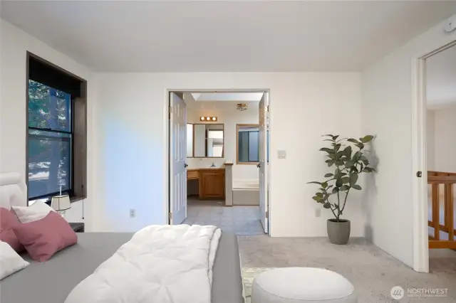 Virtually Staged primary bedroom