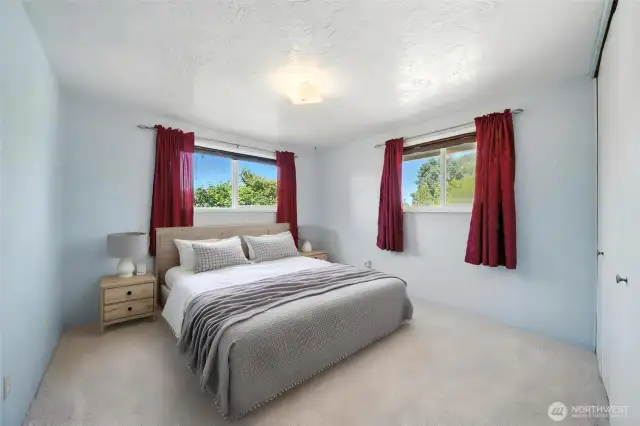 Upstairs Bedroom #2. Virtually Staged.