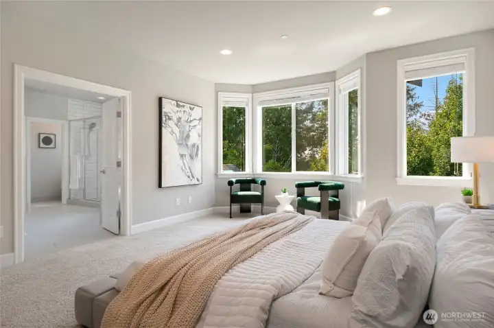 Another view of the primary suite.