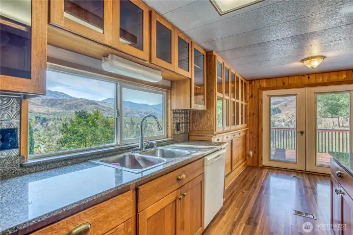 kitchen w a view