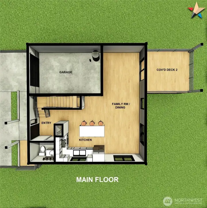 Main Floor rendering