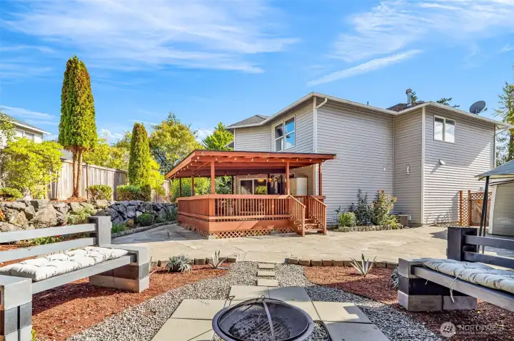 Low Maintenance Landscaped Backyard