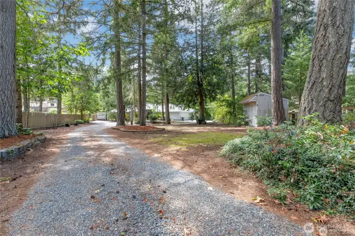 Driveway away from House