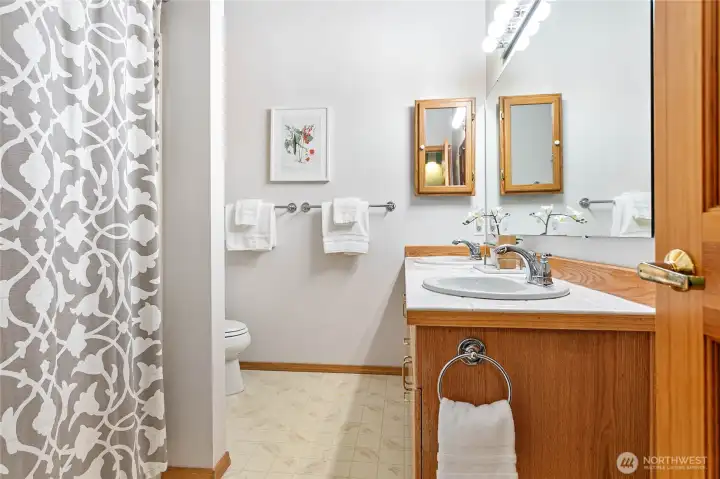 Hallway/guest bathroom.