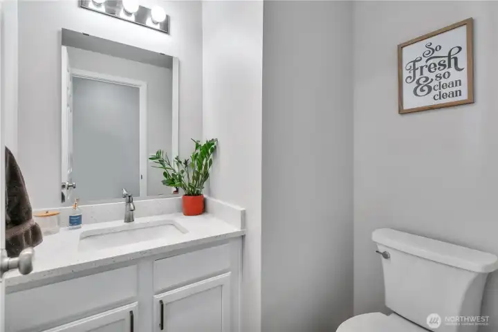 downstairs half bath