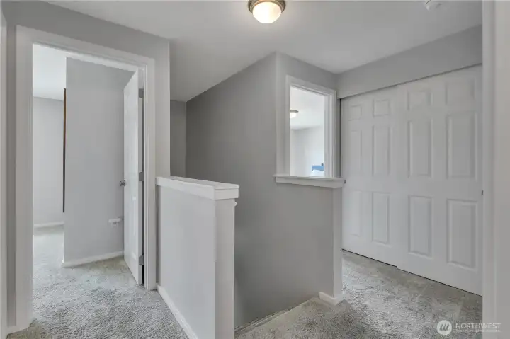 Top of the stairs landing
