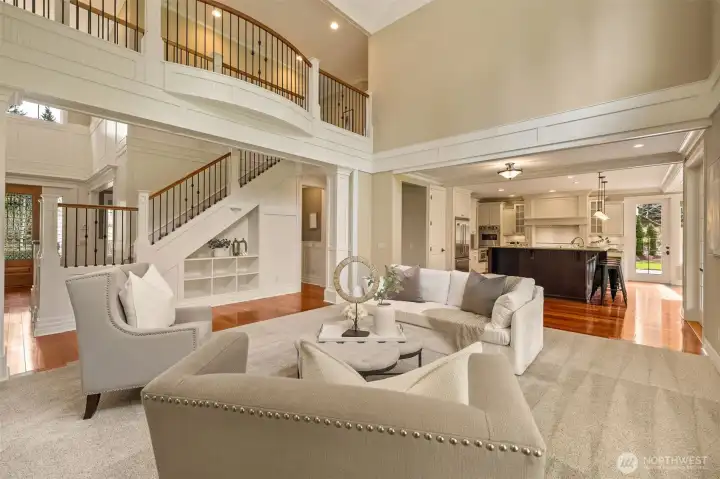 The millwork throughout the home is beautiful and adds character and warmth.