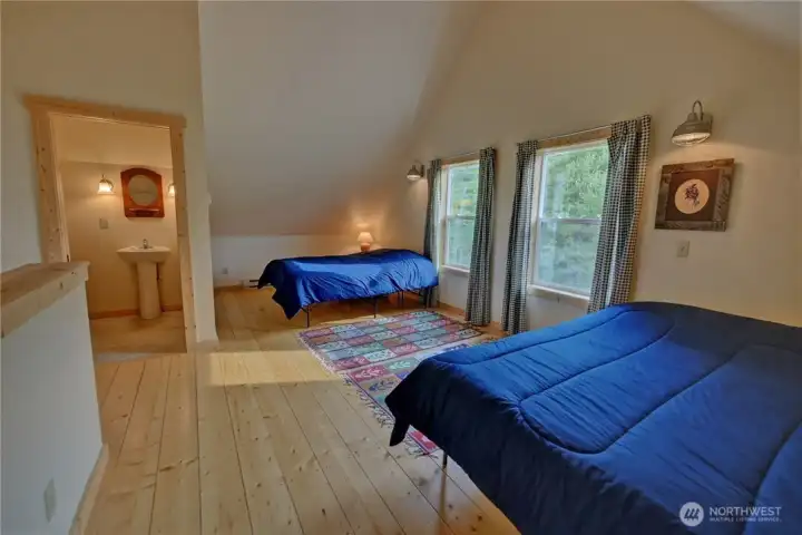 Room for guests, kids, office or primary bedroom.