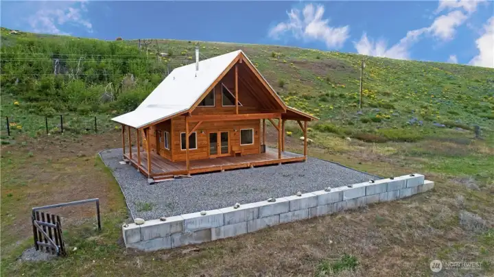 Tucked away for privacy and peace.