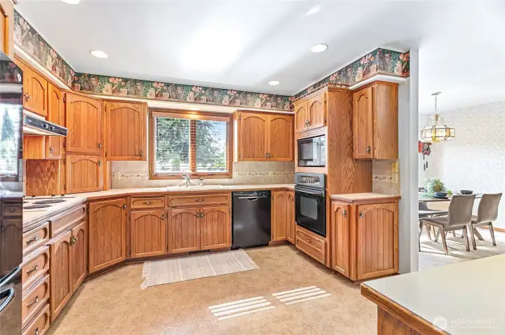 All appliances included, wall over, built-in micro, etc.