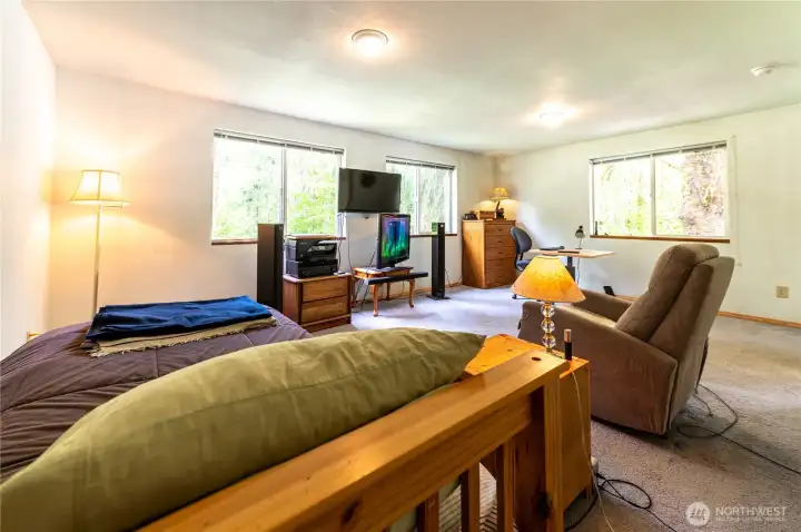 Bonus room from the opposite angle. Generous proportions and multiple windows.