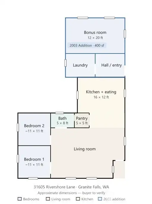 A floorplan that creates a home.