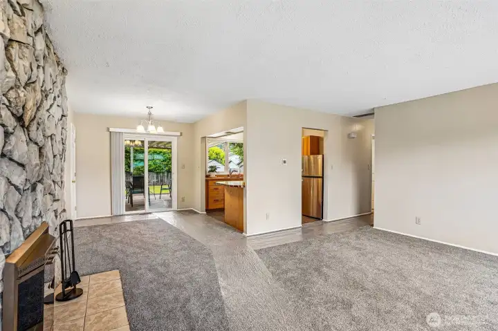 Enter into the living room