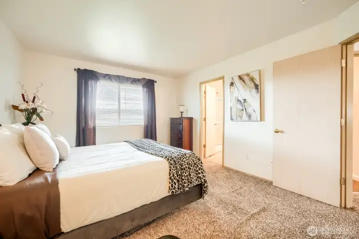 Primary suite with size fit for royalty!
