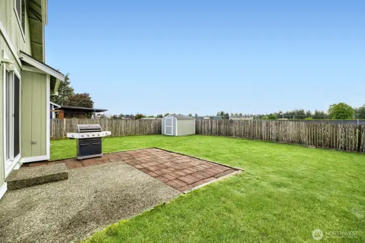Endless fun and enjoyment personalizing your wonderful back yard!