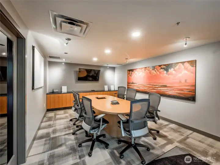 Work from home without working in your home, a private boardroom just downstair.