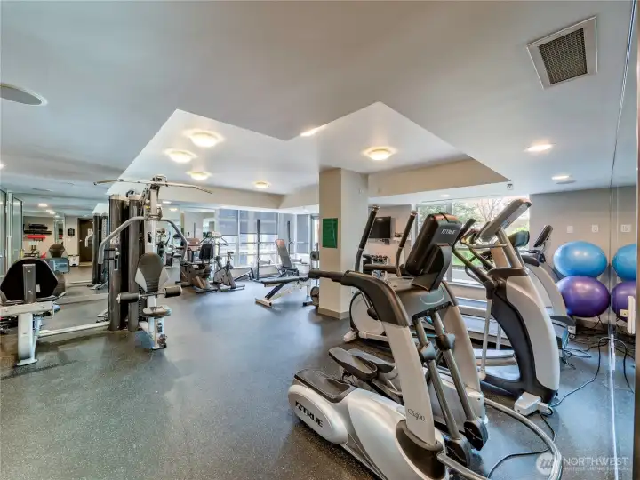 A dedicated fitness center designed for a consistent wellness-focused lifestyle