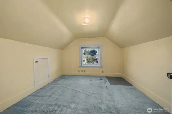 1 of 2 bedrooms on the upper level. 1 of 2 bedrooms on the upper level.