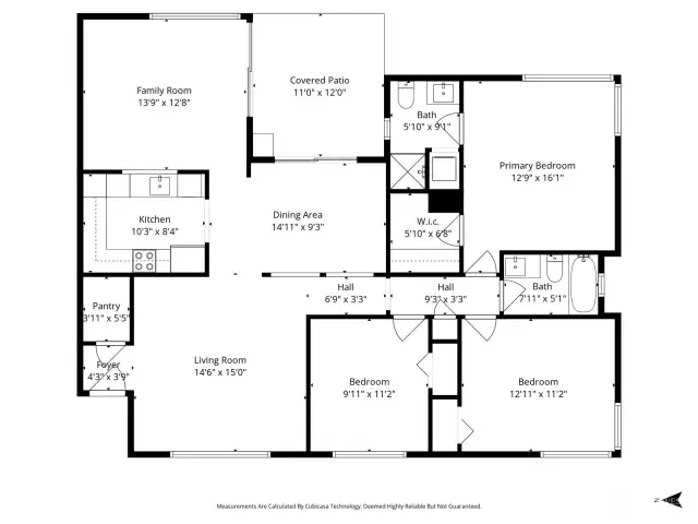 Floor plan with dimentions