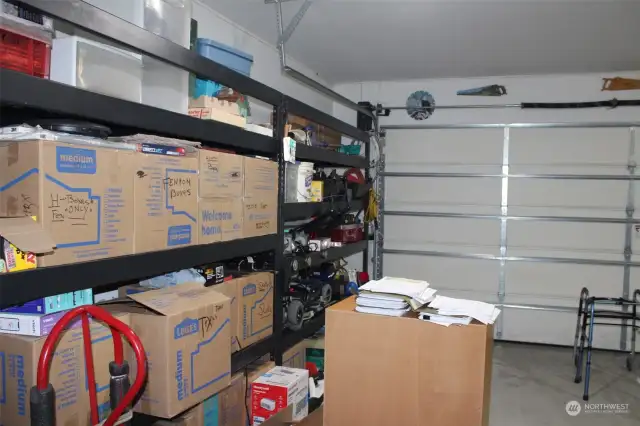 Inside of garage