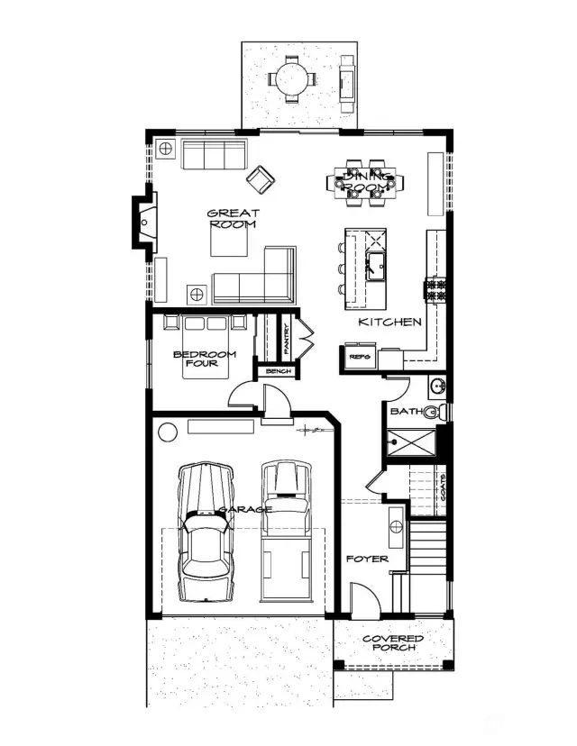 For reference only; actual floorplan may vary.  Seller reserves right to make changes without notice.