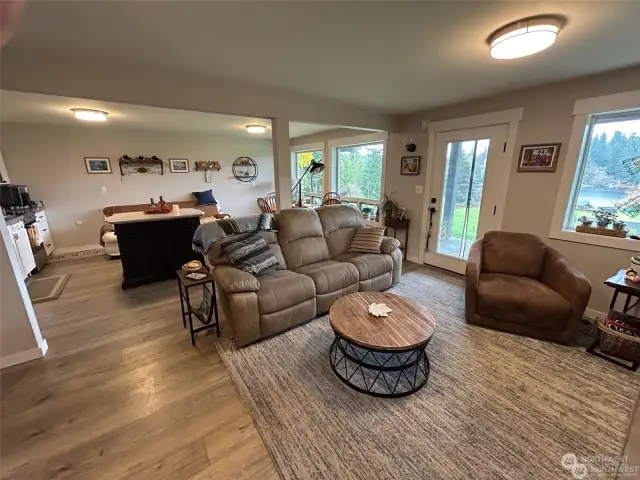 Family room on the main level