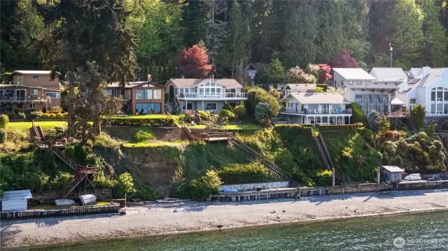 Waterfront Home on Utsalady Bay with Detached Shop, Bulkhead Beach~