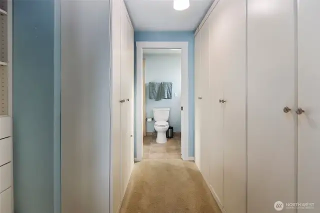 Primary Walk-Through Closets~