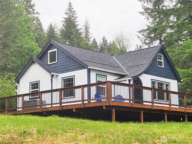 Welcome to 109 Finn Hall Rd.  Beautiful wrap around deck ready for entertaining at its best.