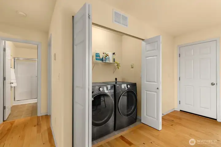 Laundry space available on main level.