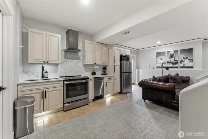 Basement kitchen