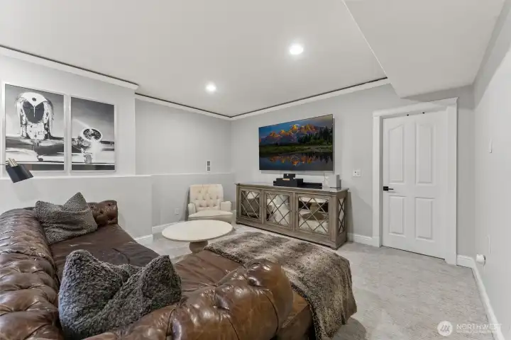 Basement living room