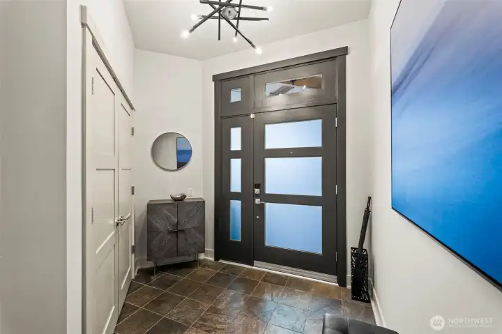 Your beautiful home awaits from the very entrance...