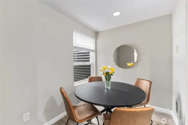 Dedicated dining room