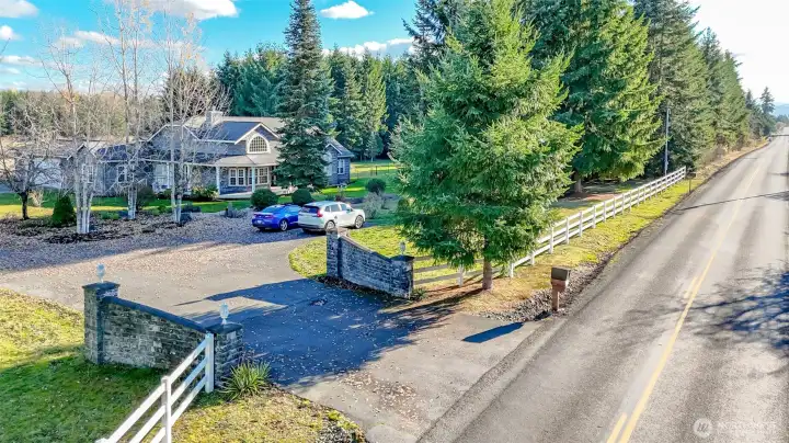 Stately entrance to your acreage