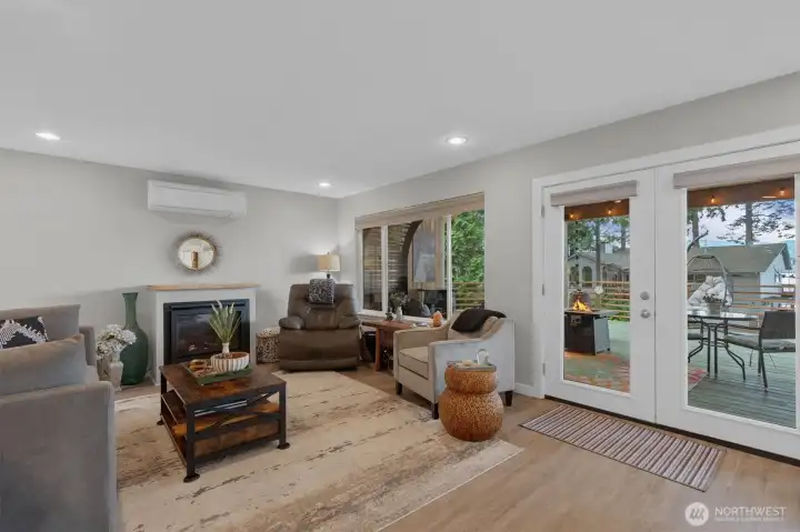 Lots of Natural Light throughout the home