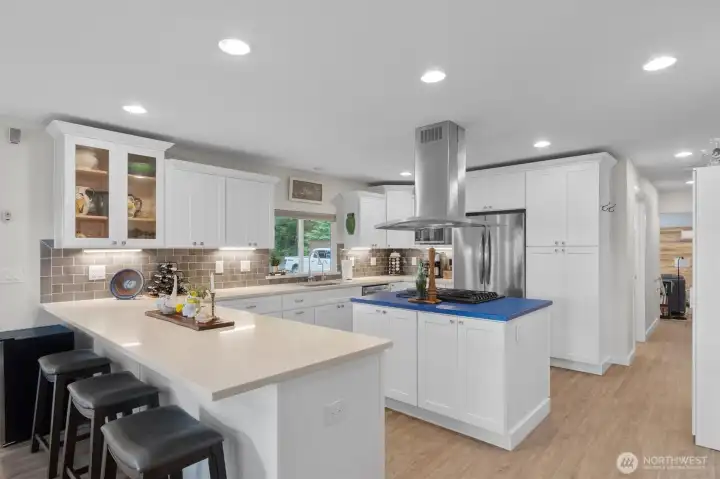 Open Kitchen with lots of storage