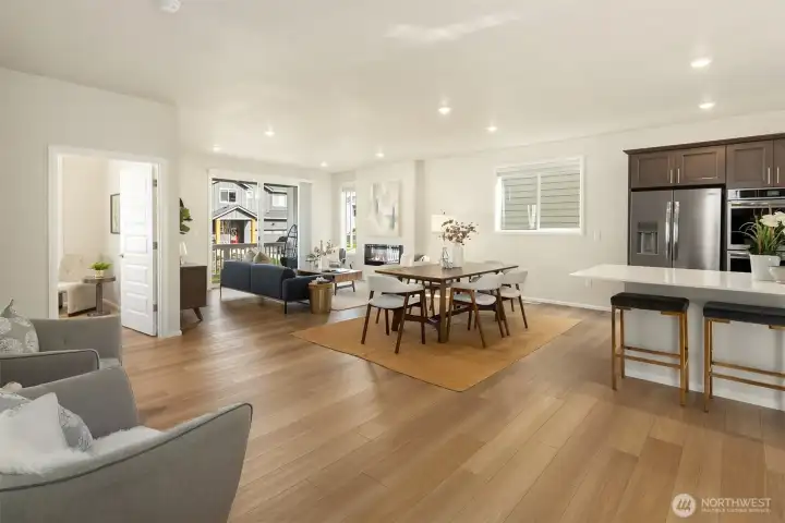 Spacious and Open Great Room - Excellent for Entertaining or Relaxing at Home